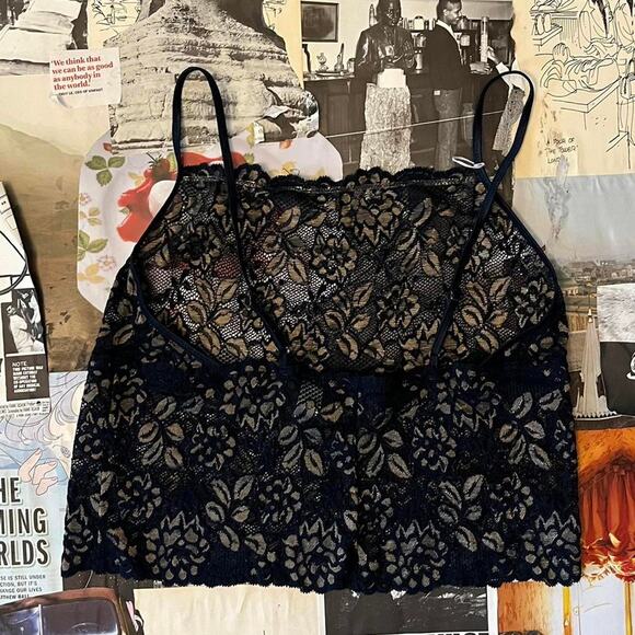 Vintage ACT International Floral mesh cami - Picture 5 of 5
